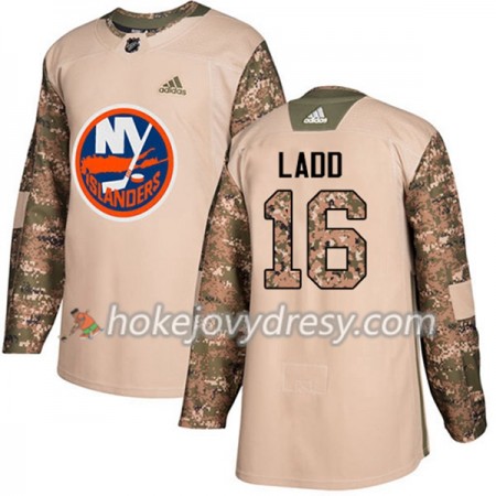 Pánské Hokejový Dres New York Islanders Andrew Ladd 16 Adidas 2017-2018 Camo Veterans Day Practice Authentic